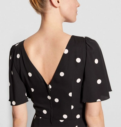 Shop Dolce & Gabbana Silk Polka-dot Dress