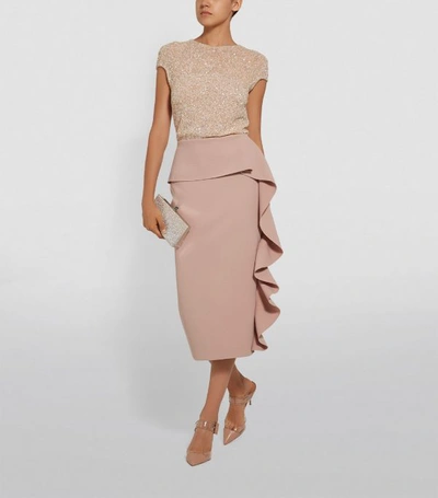 Shop Rachel Gilbert Ginger Sequin Midi Dress