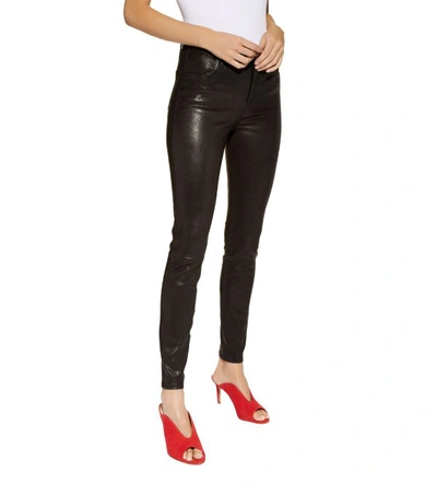 Shop J Brand Maria High Rise Leather Trousers
