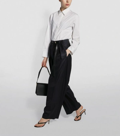 Shop The Row Brona Wool Wide-leg Trousers