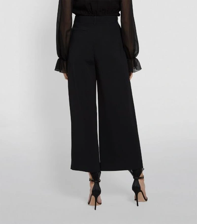 Shop Roland Mouret Straight-leg Cropped Liberty Trousers