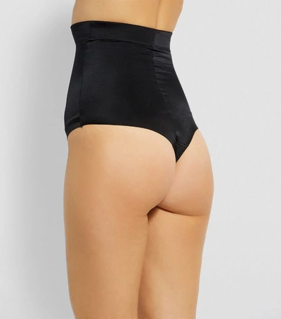 Shop Spanx Suit Your Fancy High-waist Shaping Thong In Multi