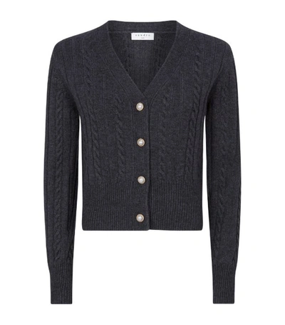 Shop Sandro Cable-knit Cardigan