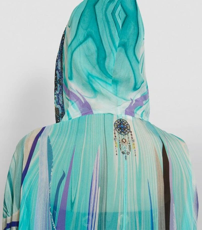 Shop Camilla Hooded Silk Wanderlust Robe