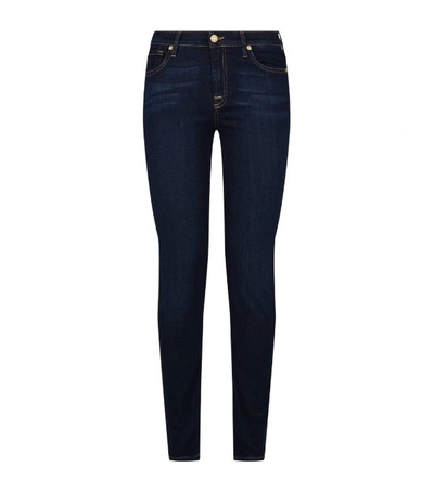 Shop 7 For All Mankind Skinny B(air) Jeans In Blue