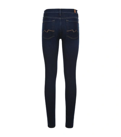 Shop 7 For All Mankind Skinny B(air) Jeans In Blue
