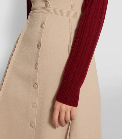 Shop Sandro Stretch-knit Mini Dress