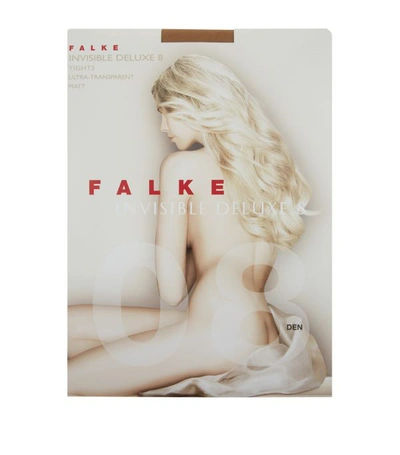 Shop Falke Invisible Deluxe 8 Tights In Brown