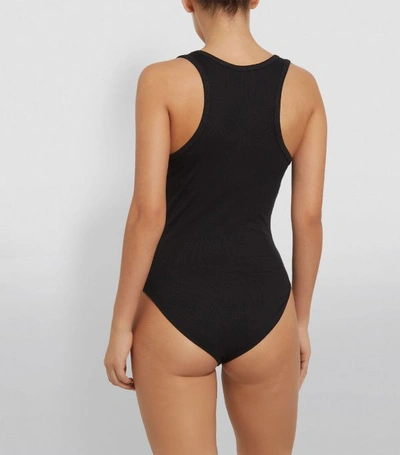 Shop Agolde Ribbed Sleeveless Bodysuit