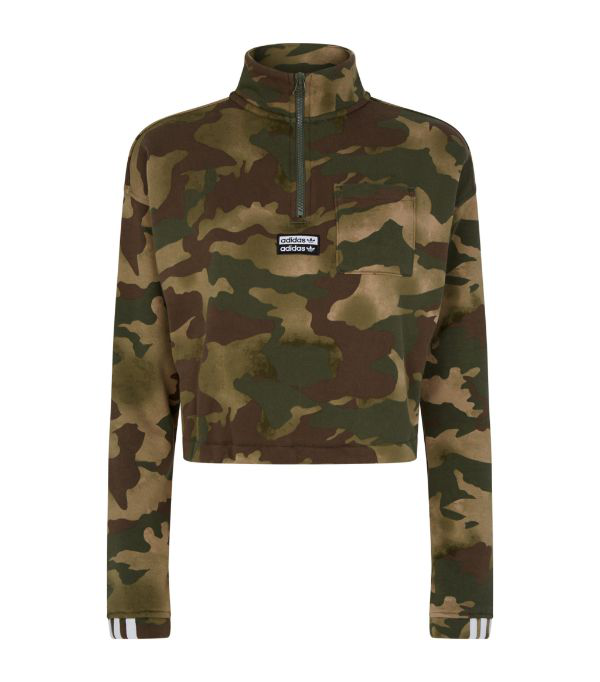 adidas camo sweater