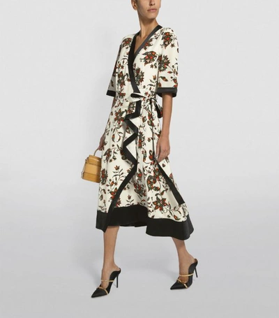 Shop Tory Burch Floral Printed Wrap Dress