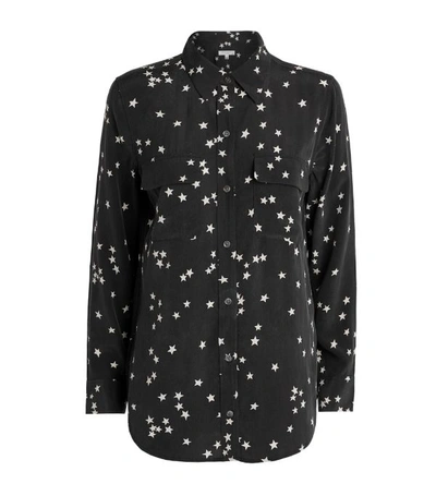 Shop Equipment Silk Starry Night Printed Shirt