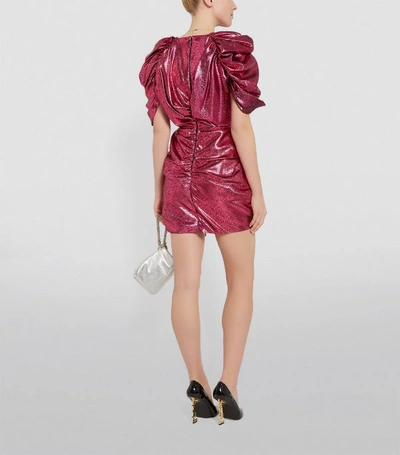 Shop Halpern Draped Mini Dress