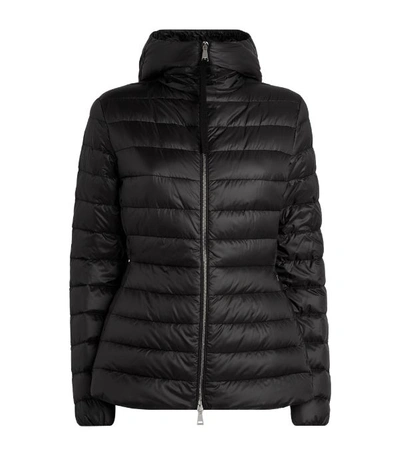 Shop Moncler Quilted Amethyst Jacket