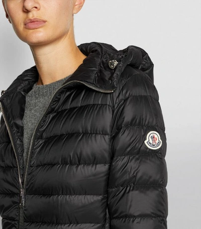 Shop Moncler Quilted Amethyst Jacket