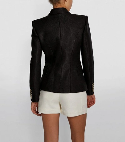 Shop Balmain Double-breasted Blazer