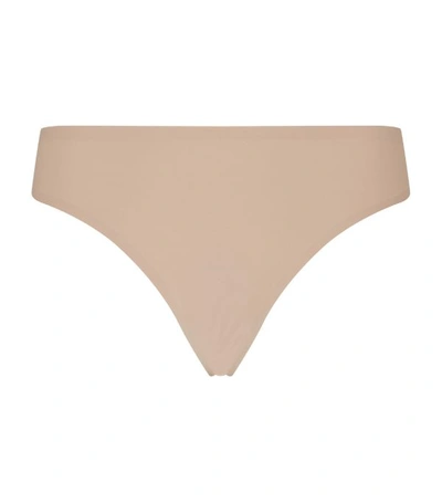 Shop Chantelle Softstretch Thong In Neutral