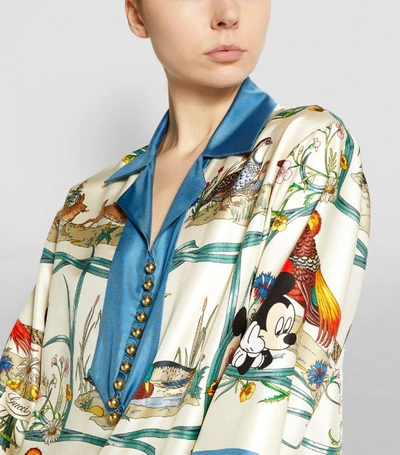 Shop Gucci + Disney Silk Shirt