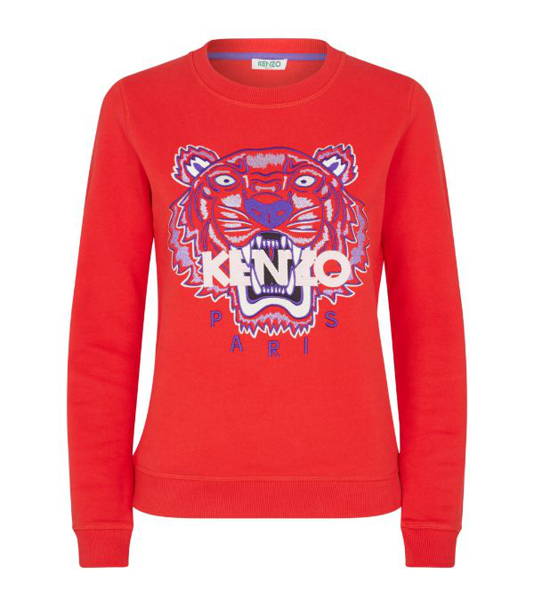 red kenzo sweatshirt