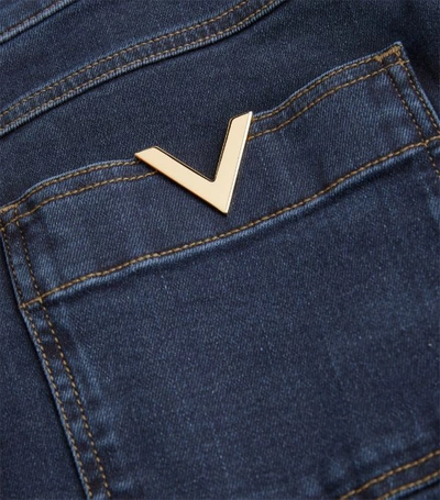 Shop Valentino Vgold Skinny Jeans