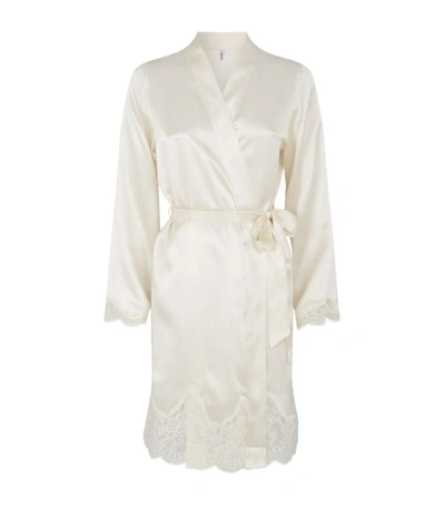 Shop Aubade Silk Lace Robe