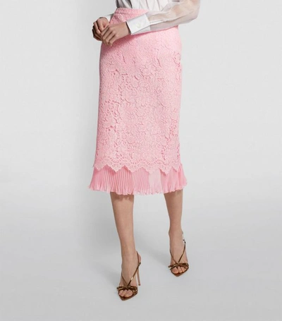 Shop Giorgio Grati Lace Skirt