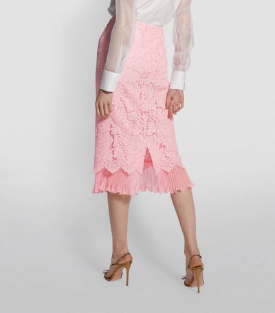 Shop Giorgio Grati Lace Skirt