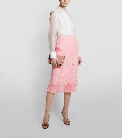 Shop Giorgio Grati Lace Skirt