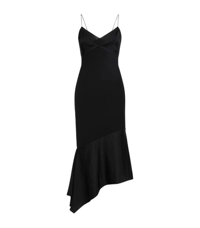 Shop Victoria Beckham Asymmetric Strappy Dress