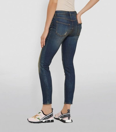Shop Dolce & Gabbana Low-rise Skinny Jeans