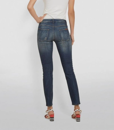 Shop Dolce & Gabbana Low-rise Skinny Jeans