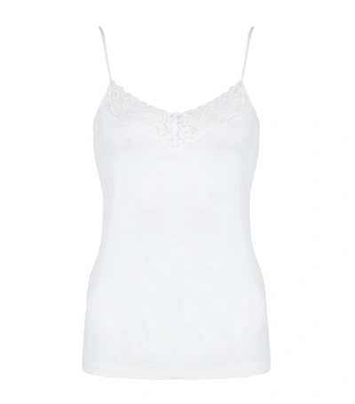 Shop Hanro V-neck Moments Camisole In White