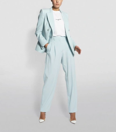 Shop Stella Mccartney Wool-blend Relaxed Trousers