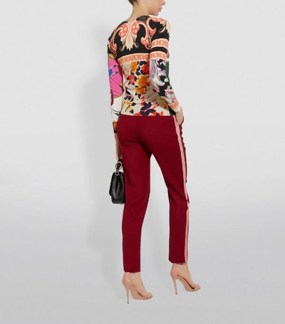 Shop Etro V-neck Floral Sweater