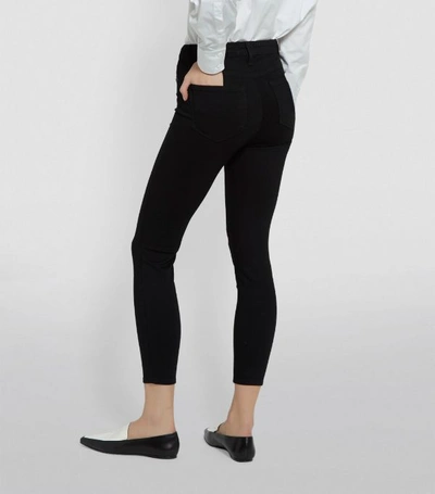 Shop Paige Margot Crop Jean In Black