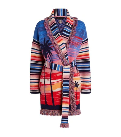 Shop Alanui Malibu Sunset Cashmere Cardigan