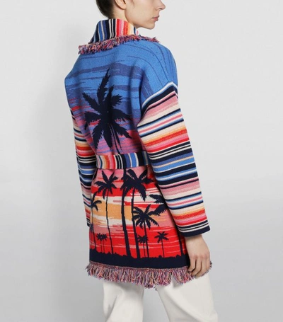 Shop Alanui Malibu Sunset Cashmere Cardigan