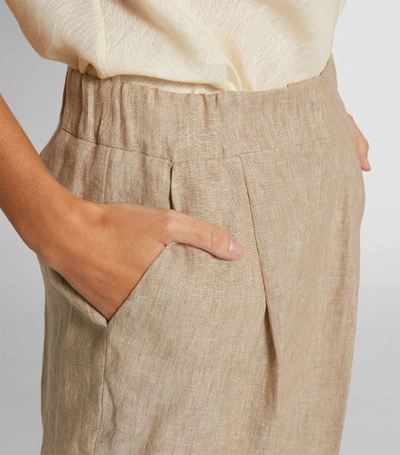 Shop Giorgio Grati Linen Trousers