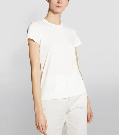 Shop Vince Essential Crew T Shirt In White