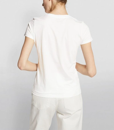 Shop Vince Essential Crew T Shirt In White