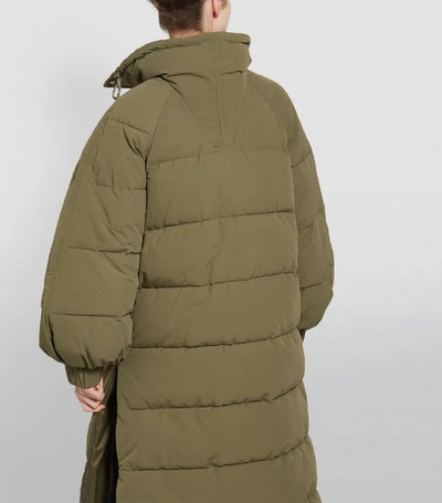 Shop Ganni Longline Puffer Coat