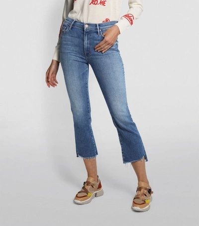 Shop Mother The Insider Cropped Step-hem Jeans