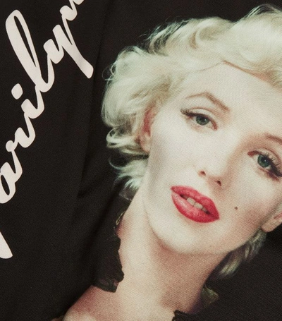 Shop Dolce & Gabbana Marilyn Monroe Pullover Hoodie