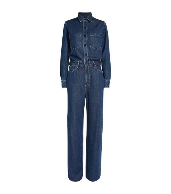 all in one denim jumpsuit