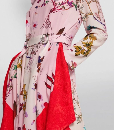 Shop Stella Mccartney Kalyn Belted Silk Dress