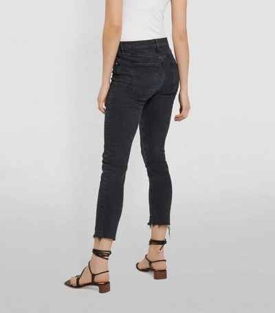 Shop Agolde Toni Mid-rise Slim Jeans