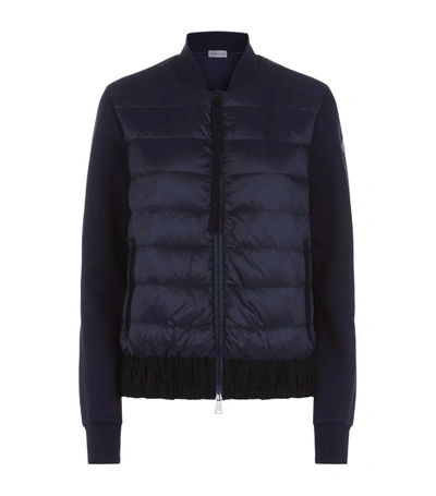 Shop Moncler Down Padded Cardigan