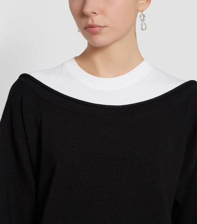 Shop Alexander Wang Layered Knit Sweater