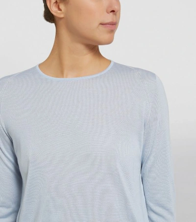 Shop Akris Cashmere-silk Sweater