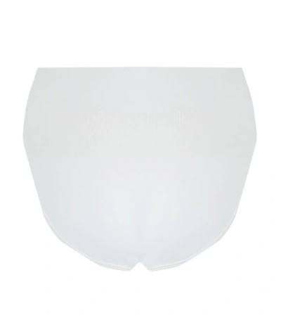 Shop Hanro Touch Feeling Midi Briefs In White